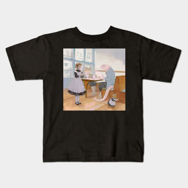 Restaurant Kids T-Shirt by rt0no